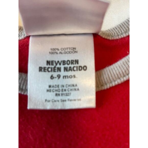 Newborn Dale Earnhardt Jr. Baby Bodysuit #8 Red NASCAR Racing Fan Size Newborn - Picture 2 of 6